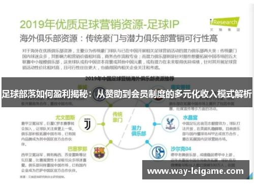 足球部落如何盈利揭秘:从赞助到会员制度的多元化收入模式解析 足球部落如何盈利揭秘:从赞助到会员制度的多元化收入模式解析